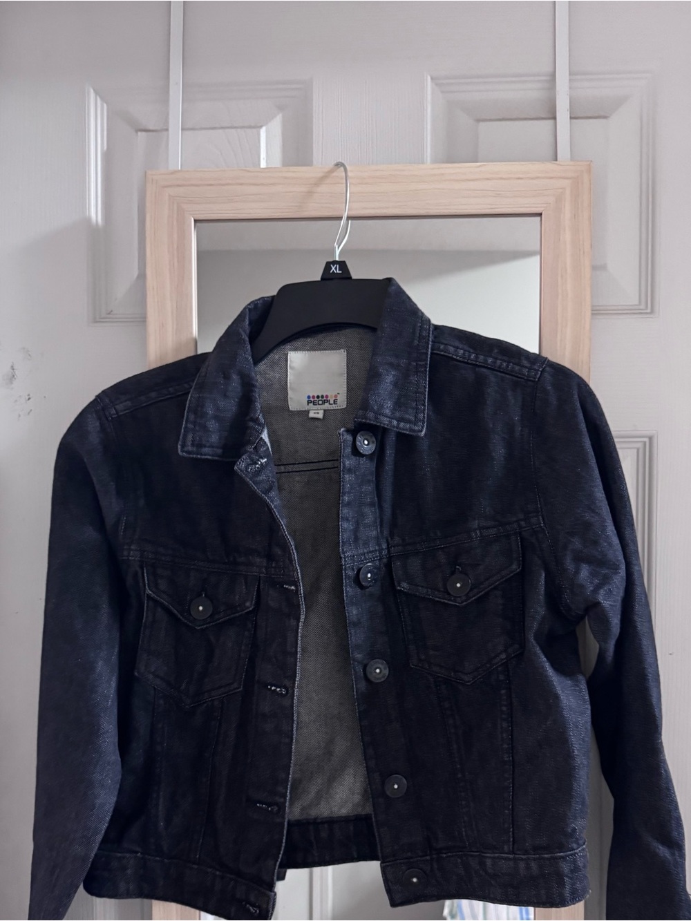 People’s People Black Denim Jacket -